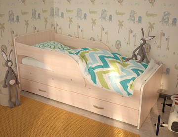 Детская кровать для девочки Максимка, цвет Млечный дуб в Нальчике