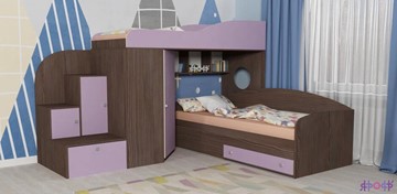 Детская кровать-шкаф Кадет-2, корпус Бодего, фасад Ирис в Нальчике