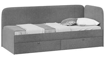 1-спальная детская кровать Молли тип 1 (90), Микровелюр Scandi Graphite 22 в Нальчике