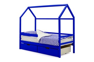 Кровать-домик детская Svogen синий в Нальчике