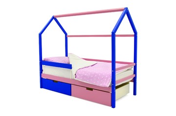 Детская кровать-домик Svogen синий-лаванда в Нальчике