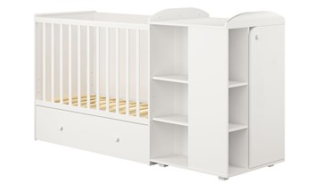 Детская кровать-шкаф с комодом POLINI Kids Ameli 800 Белый, серия AMELI в Нальчике
