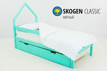 Детская кровать-домик мини Skogen мятная в Нальчике