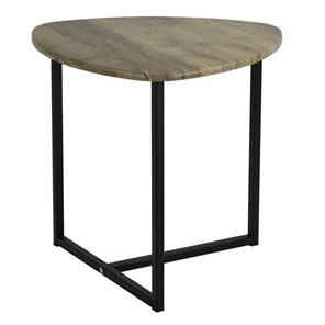 Круглый стол Мебелик BeautyStyle-11 (дуб крымский состаренный/черный) в Нальчике
