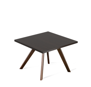 Квадратный столик SHT-S39 / SHT-TT 60/60 ЛДСП (венге луизиана/венге) в Нальчике