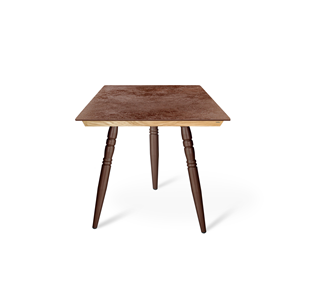 Керамический обеденный стол SHT-TU15 (3 шт.)/ТT8 60/60 (медный металлик/прозрачный лак/коричневая сепия) в Нальчике