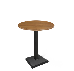 Барный стол SHT-TU5-BS2/H110 / SHT-TT 80 ЛДСП (орех/черный) в Нальчике