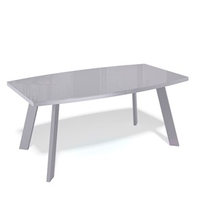 Стеклянный обеденный стол SL1600 (серый/стекло серое глянец) в Нальчике