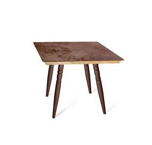 Керамический стол SHT-TU15 (4 шт.)/ТT8 60/60 (медный металлик/прозрачный лак/коричневая сепия) в Нальчике