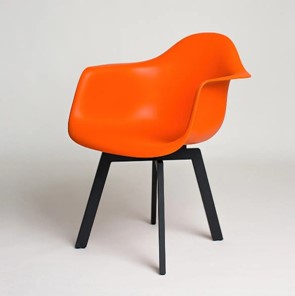Обеденный стул derstuhl DSL 330 Grand Black (Оранжевый) в Нальчике