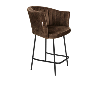 Полубарный стул SHT-ST42-1 / SHT-S29P-1 (кофейный трюфель/черный муар) в Нальчике