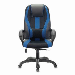 Компьютерное кресло Brabix Premium Rapid GM-102 (экокожа/ткань, черное/синее) 532106 в Нальчике