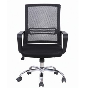Офисное кресло Brabix Daily MG-317 (с подлокотниками, хром, черное) 531833 в Нальчике
