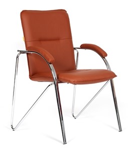 Кресло CHAIRMAN 850 Экокожа Terra 111 коричневая в Нальчике
