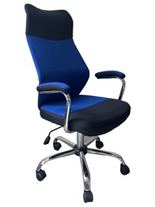Кресло офисное C168 черный/синий в Нальчике
