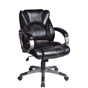Кресло офисное BRABIX "Eldorado EX-504", экокожа, черное, 530874 в Нальчике