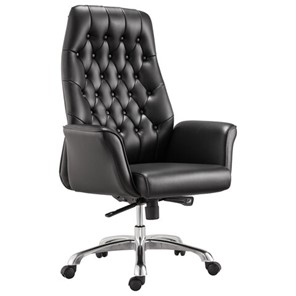 Кресло офисное BRABIX PREMIUM "Legacy EX-750", синхромеханизм, алюминий, экокожа, черное, 532492 в Нальчике