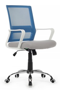 Офисное кресло Riva RCH 1029MW, серый/синий в Нальчике