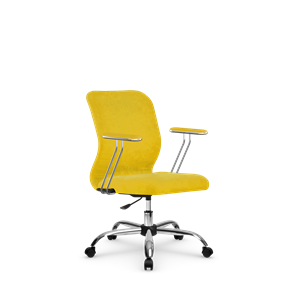 Кресло SU-Mr-4/подл.078/осн.006 желтый в Нальчике