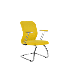 Кресло компьютерное SU-Mr-4/подл.078/осн.007 желтый в Нальчике