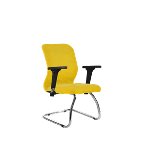 Офисное кресло SU-Mr-4/подл.200/осн.007 желтый в Нальчике