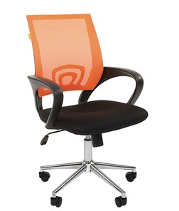 Компьютерное кресло CHAIRMAN 696 CHROME Сетка TW-66 (оранжевый) в Нальчике