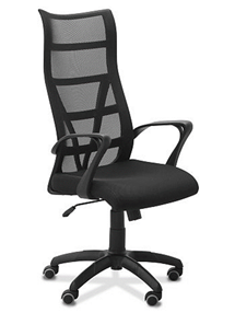 Офисное кресло ДамОфис 5600, черное в Нальчике