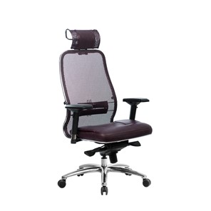 Кресло офисное Samurai SL-3.04, темно-бордовый в Нальчике