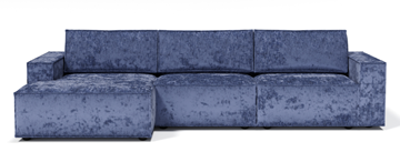 Угловой диван с оттоманкой Лофт 357х159х93 (Ремни/Еврокнижка) в Нальчике