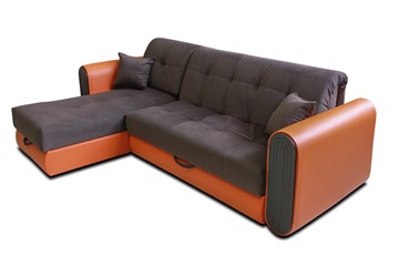 Угловой диван с оттоманкой Аккордеон-8 (сп.м. 130х205) в Нальчике