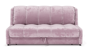Прямой диван Аккордеон-Кровать 1,55 с каретной утяжкой, полоска (НПБ) в Нальчике