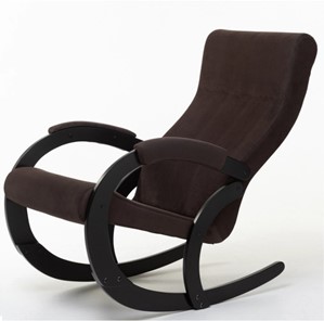 Кресло-качалка Корсика, ткань Amigo Coffee 34-Т-AC в Нальчике