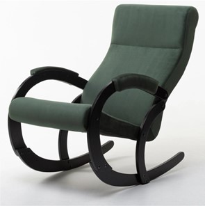 Кресло-качалка в гостиную Корсика, ткань Amigo Green 34-Т-AG в Нальчике