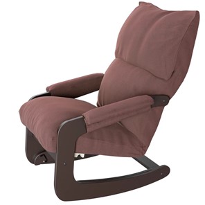 Кресло Трансформер Амадео ВСК №81 (каркас венге, сиденье коричнево-розовое) в Нальчике