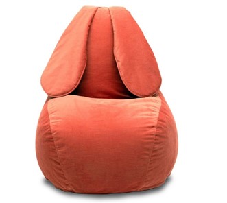 Кресло-игрушка Зайка (длинные уши), оранжевый в Нальчике