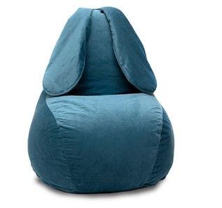 Кресло-игрушка Зайка (длинные уши), синий в Нальчике
