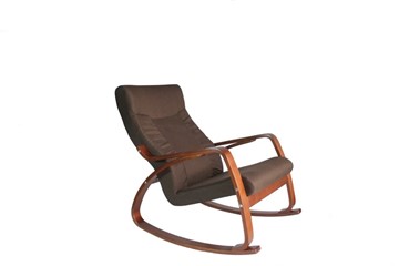 Кресло-качалка Женева, ткань шоколад в Нальчике