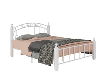 Кровать двуспальная Гарда 5, 160х200, белая в Нальчике