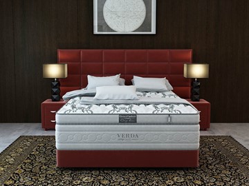 Кровать 2-х спальная Орматек Chocolate/Podium M 160х200, Микровелюр (Manhattan Гранатовый) в Нальчике
