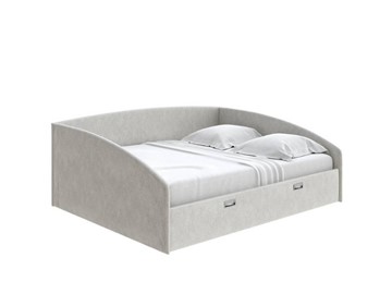 Двуспальная кровать Bono 160х200, Рогожка (Levis 12 Лён) в Нальчике