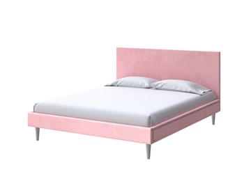 Кровать Claro 160х200, Велюр (Casa Жемчужно-розовый) в Нальчике