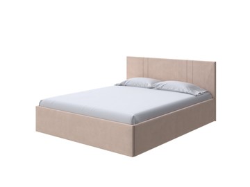 Спальная кровать Helix Plus 160х200, Рогожка (Тетра Имбирь) в Нальчике