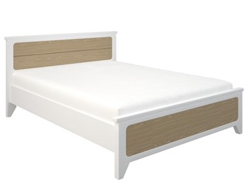 2-спальная кровать Боринское Соня 1600, Белый/Дуб в Нальчике