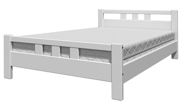 Кровать полутороспальная Вероника-2 (Белый Античный) 140х200 в Нальчике