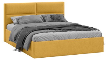 Кровать с механизмом 2-спальная ТриЯ Глосс Тип 1 (Микровелюр Wellmart Yellow) в Нальчике