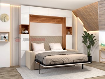 Кровать-шкаф с диваном DetalMaster Аделина 1400х2000 в Нальчике