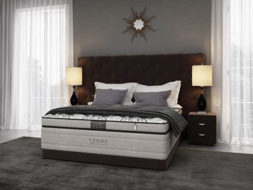 Кровать в спальню Style/Basement 160х200, Флок (Велсофт Спелая слива) в Нальчике