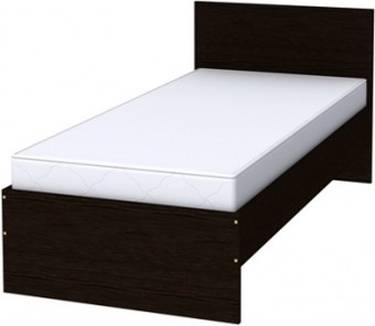 Спальная кровать K09 с основанием, цвет Венге в Нальчике