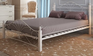 Спальная кровать Фортуна 1, 1600, белый/белый в Нальчике