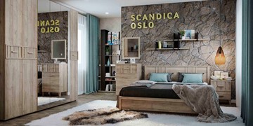 Набор мебели для спальни SCANDICA OSLO №1 в Нальчике